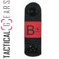 Preview: NIGHTSTRIPES MOLLESCHLAUFE BLUTGRUPPE B+ POS SCHWARZ/ROT